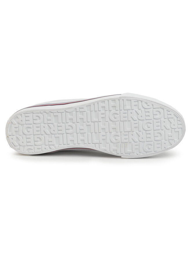 Tommy Hilfiger Sneakers Tommy Hilfiger Core Corporate High Textile Snk FM0FM02825 Weiß