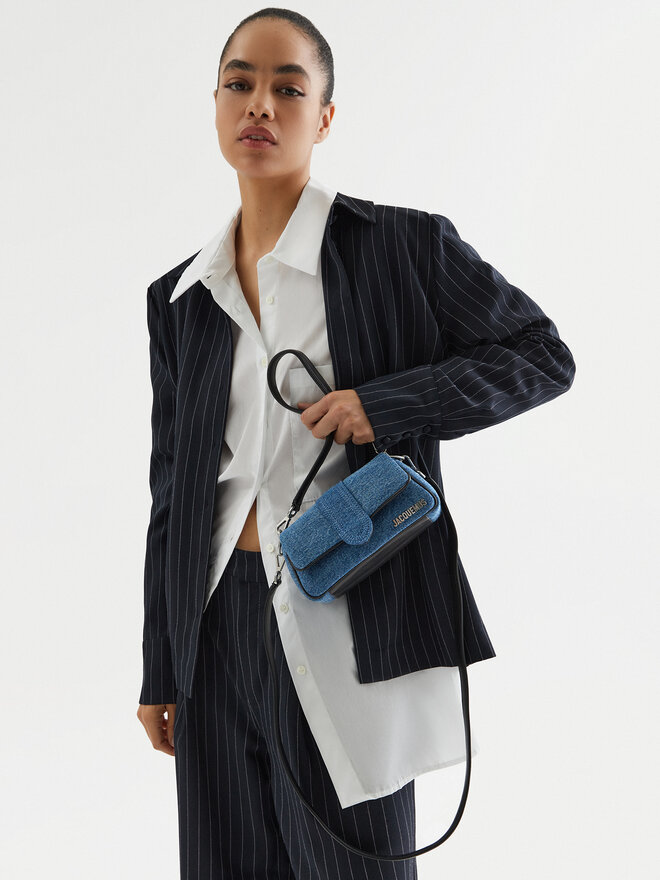 JACQUEMUS Geantă JACQUEMUS Le Petit Bambimou 241BA388 Albastru