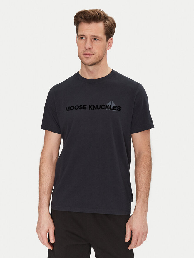 Moose Knuckles Moose Knuckles T-Shirt Conway M15MT760 Dunkelblau Regular Fit