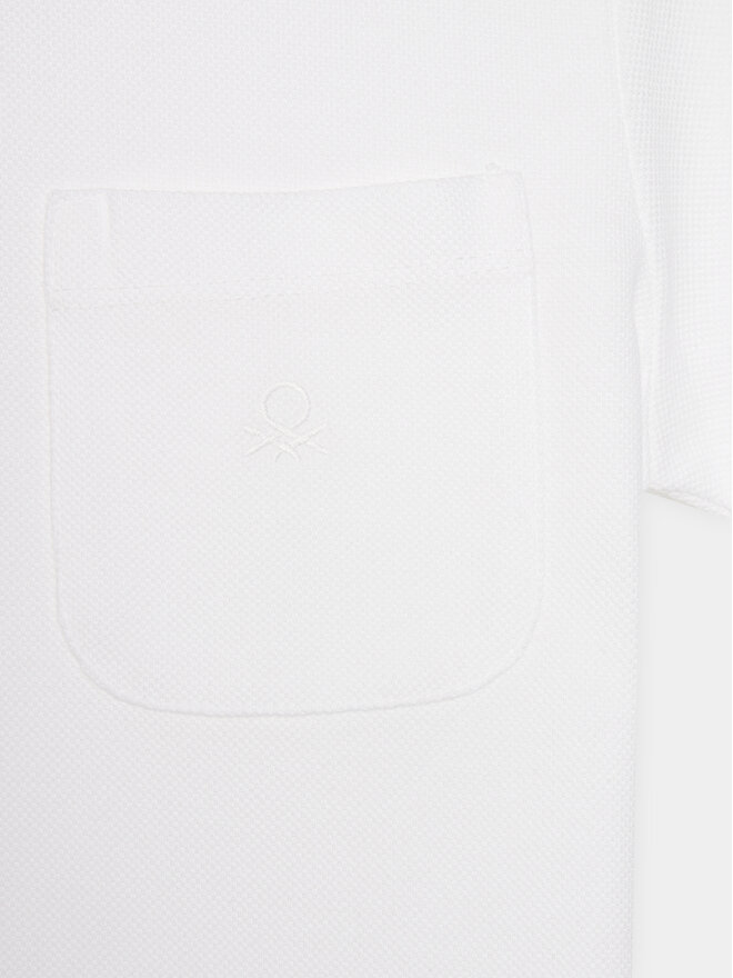 United Colors Of Benetton United Colors Of Benetton Camiseta 3D56C10HX Blanco Regular Fit