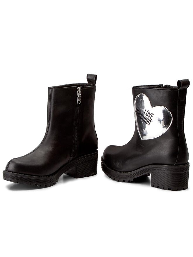 LOVE MOSCHINO Μποτάκια LOVE MOSCHINO JA24015G14IA200A Μαύρο