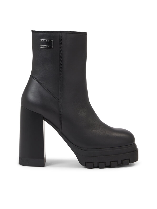 Tommy Jeans Botines Tommy Jeans Tjw High Heel Ankle EN0EN02256 Negro