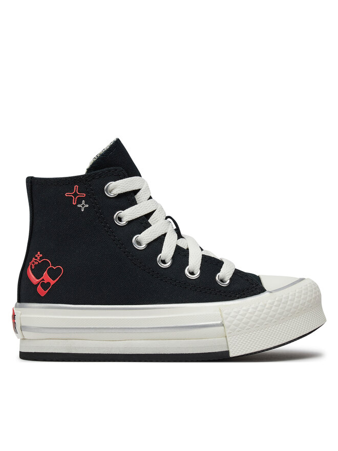 Sneakers aus Stoff Converse Chuck Taylor All Star Eva Lift A09122C Schwarz eschuhe