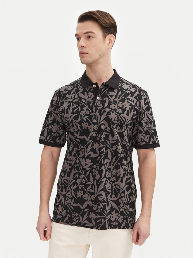 Jack&Jones Jack&Jones Polo Jeff 12269236 Μαύρο Standard Fit