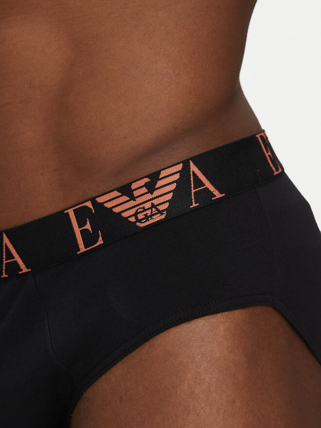 Emporio Armani Underwear Emporio Armani Underwear Σετ σλιπ 3 τμχ. EM000258 AF10778 MC061 Μαύρο