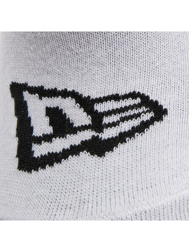 New Era Набір 3 пар низьких шкарпеток unisex New Era Flag Sneaker Sock 13113638 Білий