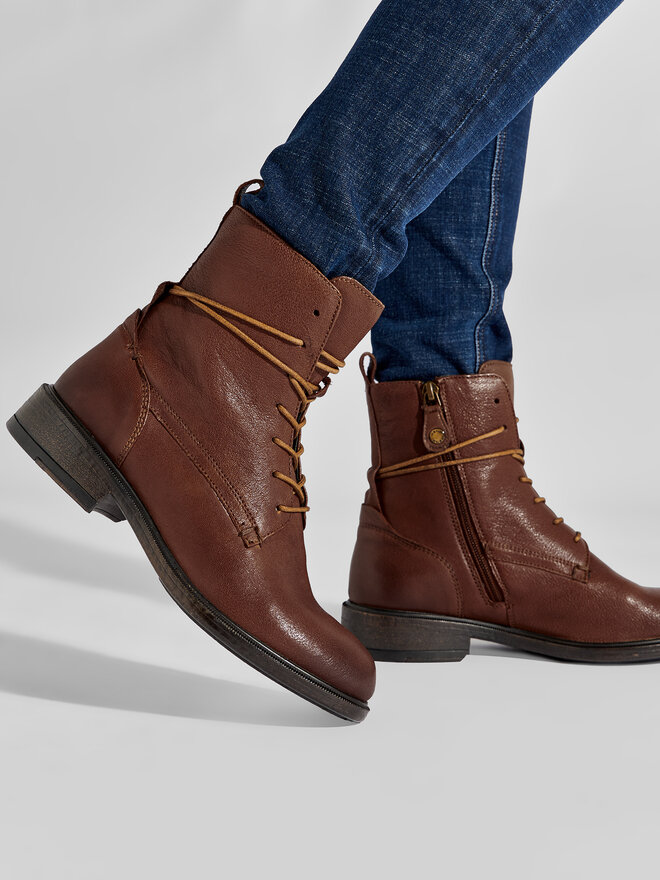 Geox Polokozačky Geox D Catria A D16LQA 00081 C0013 Hnědá