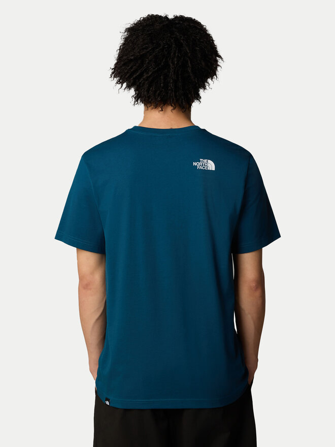 The North Face The North Face Majica Simple Dome NF0A87NG Mornarsko modra Regular Fit