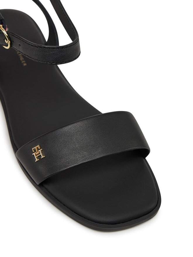 Tommy Hilfiger Sandalias Tommy Hilfiger Ankle Strap Leather Sandal FW0FW08422 Negro