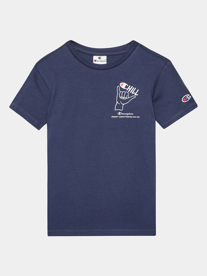 Champion Champion Póló 306373 Sötétkék Regular Fit