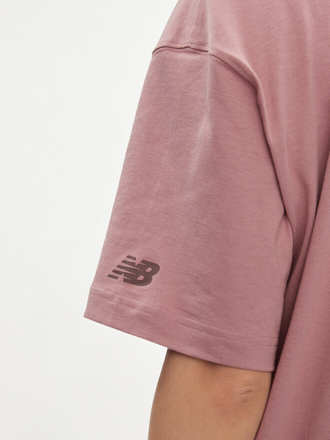 New Balance New Balance Camiseta WT41519 Rosa Oversize