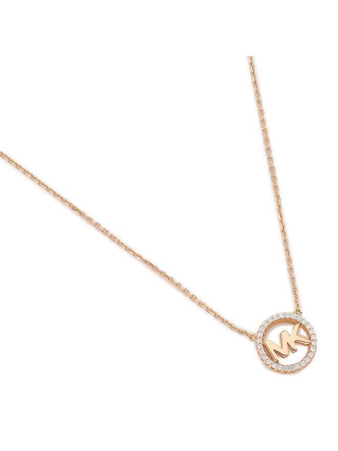 Michael Kors Σετ κολιέ και σκουλαρίκια Michael Kors Boxed Set MKC1260AN791 Ροζ