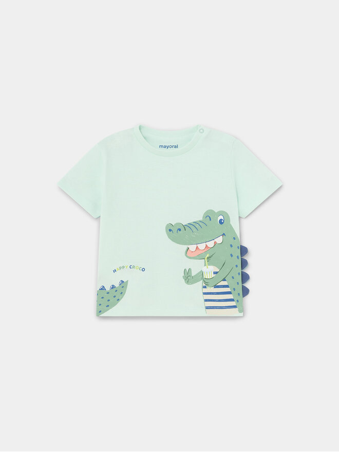 Mayoral Mayoral Camiseta 1022 Verde Regular Fit
