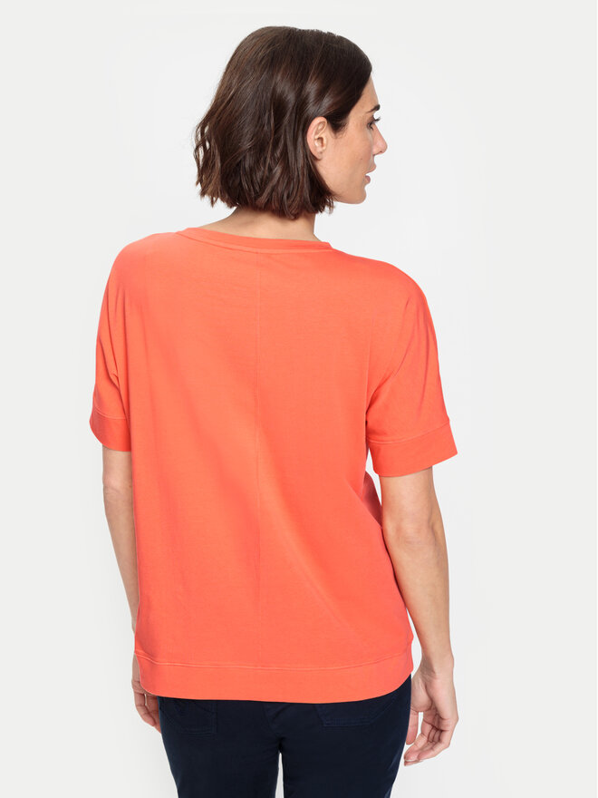Olsen Olsen Póló 11104490 Narancssárga Regular Fit