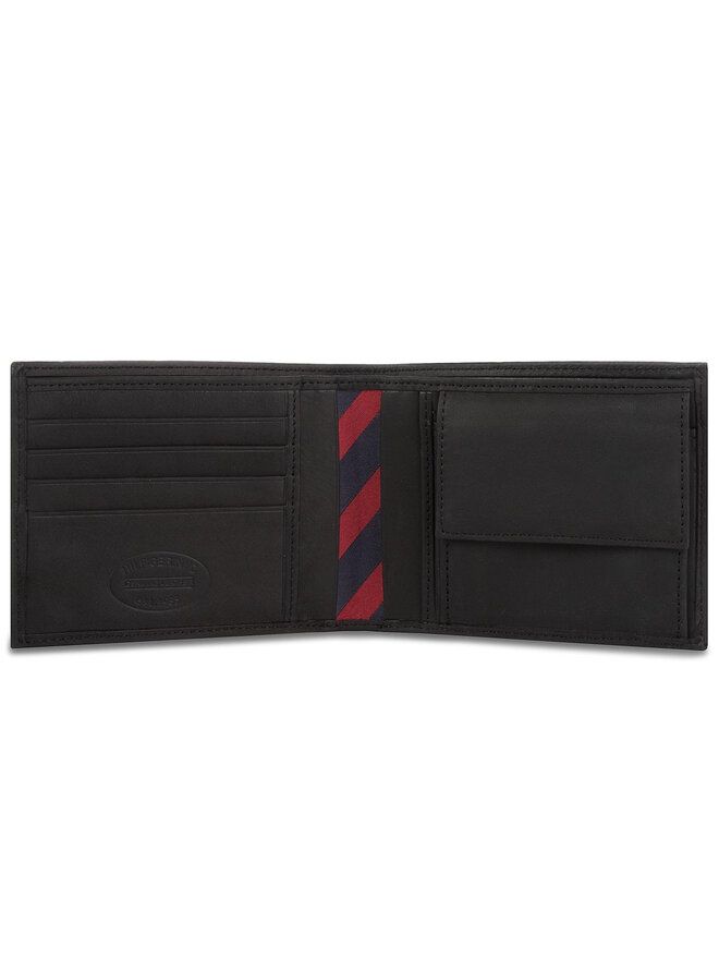 Tommy Hilfiger Velká pánská peněženka Tommy Hilfiger Johnson Cc And Coin Pocket AM0AM82565/AM0AM00659 Černá