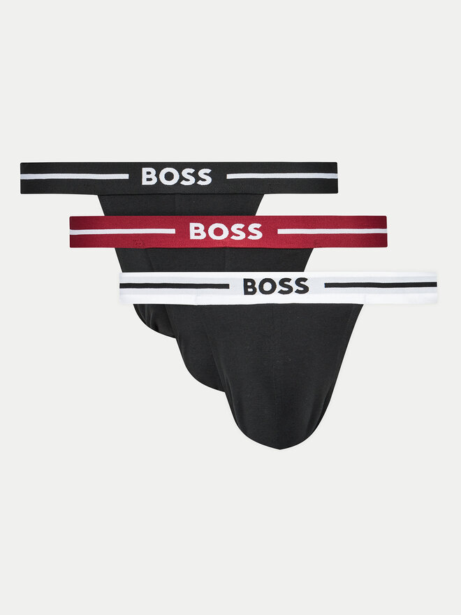 BOSS Boss Набір з 3 пар сліпів Jock Strap 50517823 Чорний