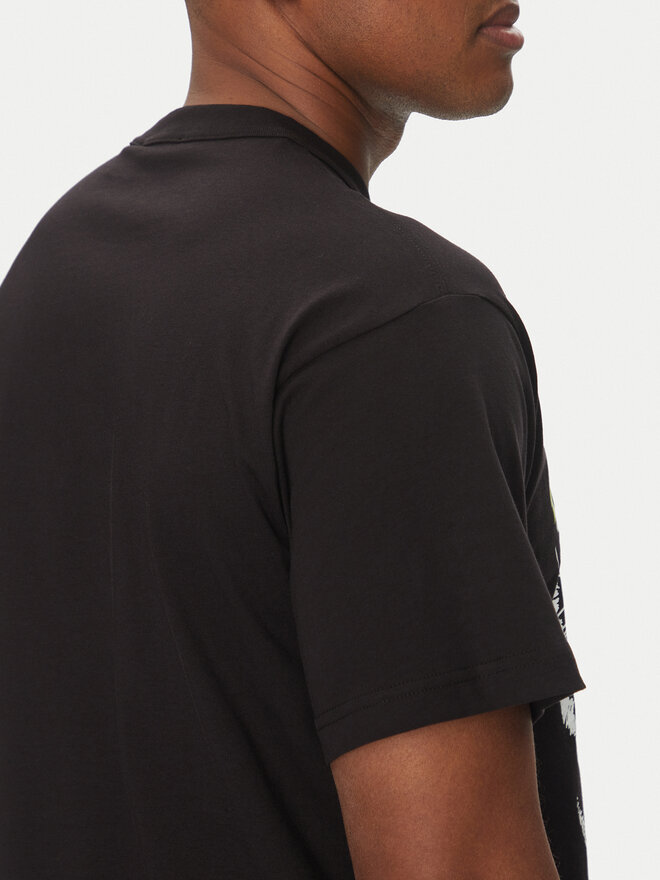 Versace Jeans Couture Versace Jeans Couture Camiseta 78GAHT06 Negro Regular Fit