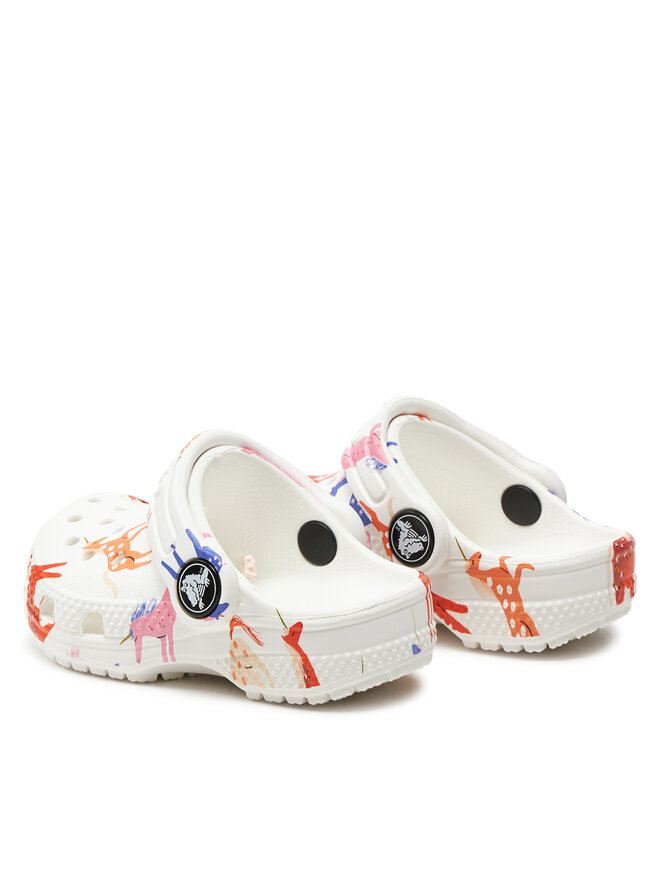 Crocs Nazouváky Crocs Classic Character Print Clog T 209697 Bílá