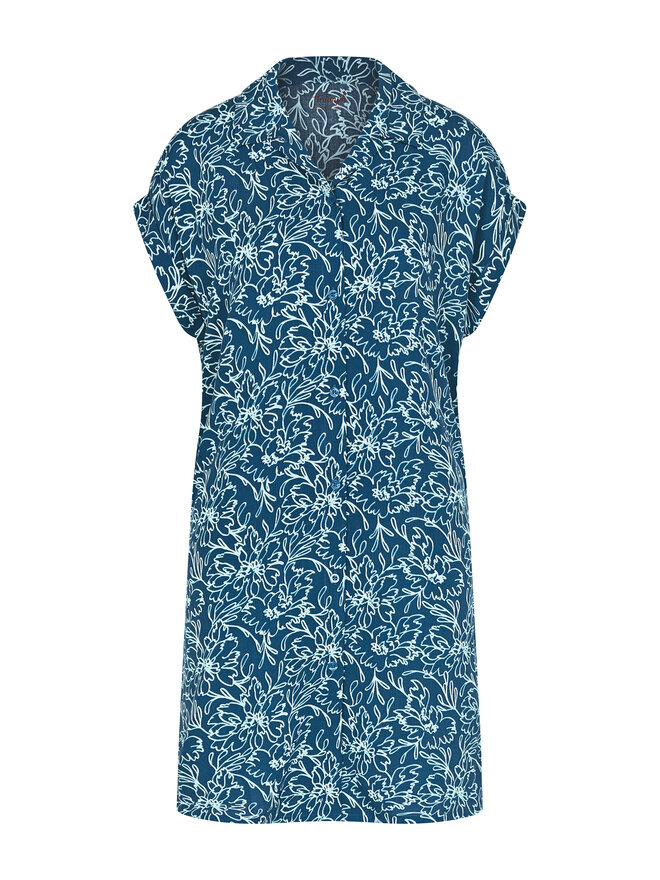 Triumph Triumph Nočna srajca Boyfriend 10222612 Modra Relaxed Fit