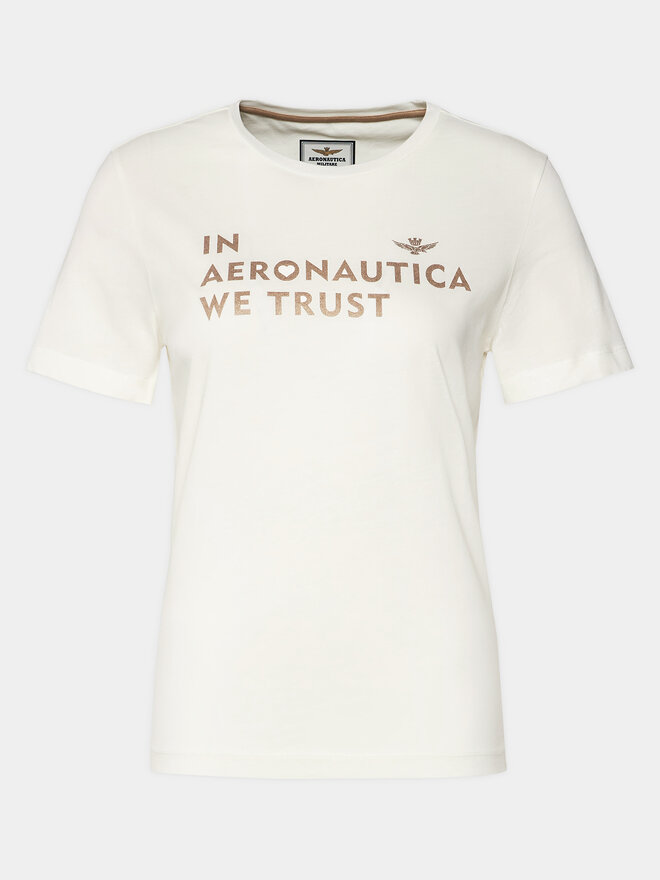 Aeronautica Militare Aeronautica Militare Футболка 241TS2233DJ510 Бежевий Regular Fit