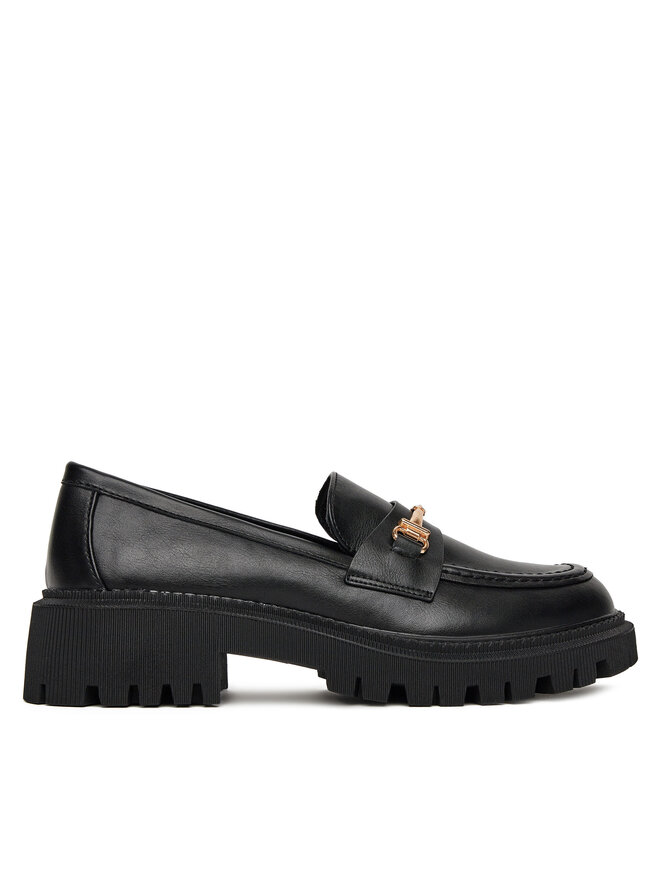 DeeZee Loafersy DeeZee 13027-12 Czarny