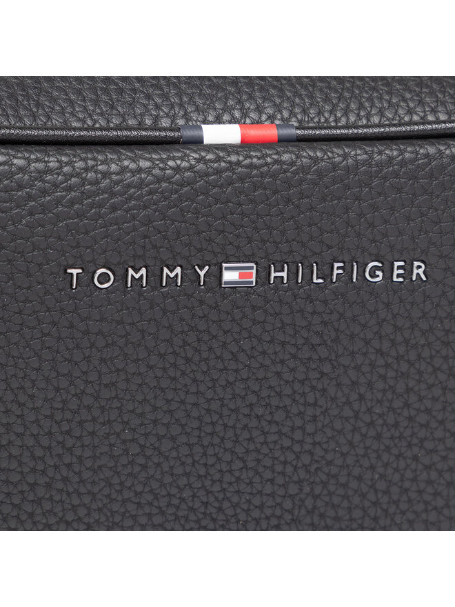 Tommy Hilfiger Kozmetični kovček Tommy Hilfiger Essential Pu Wasbag AM0AM07284 Črna
