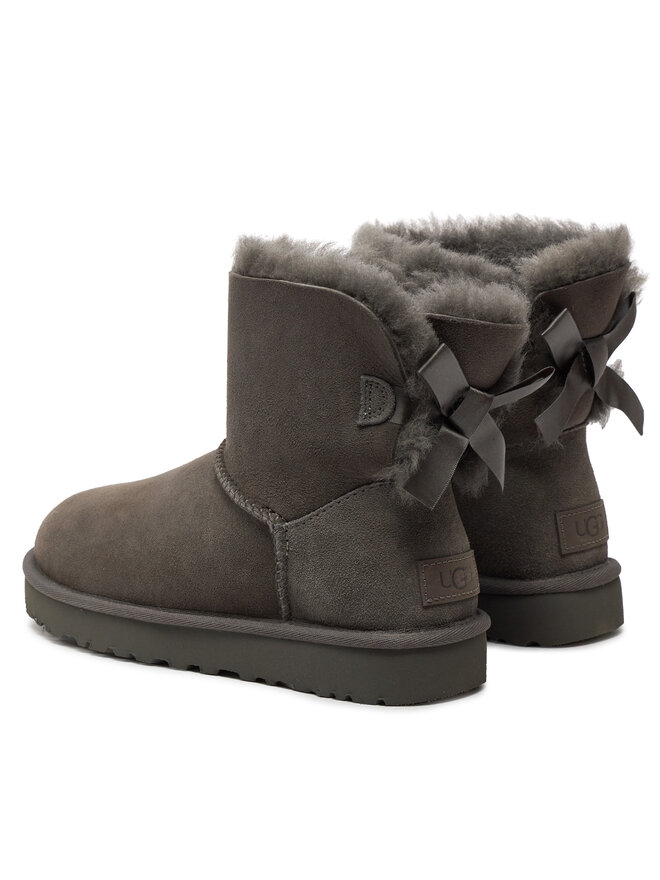 Ugg Μπότες Χιονιού Ugg W Mini Bailey Bow II 1016501 Γκρι