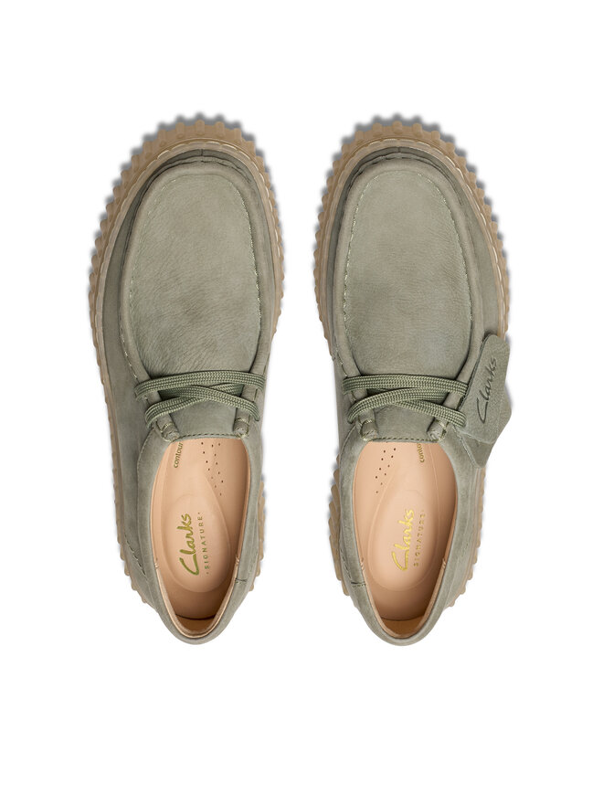 Clarks Halbschuhe Clarks Torhill Bee 26181190 Grün
