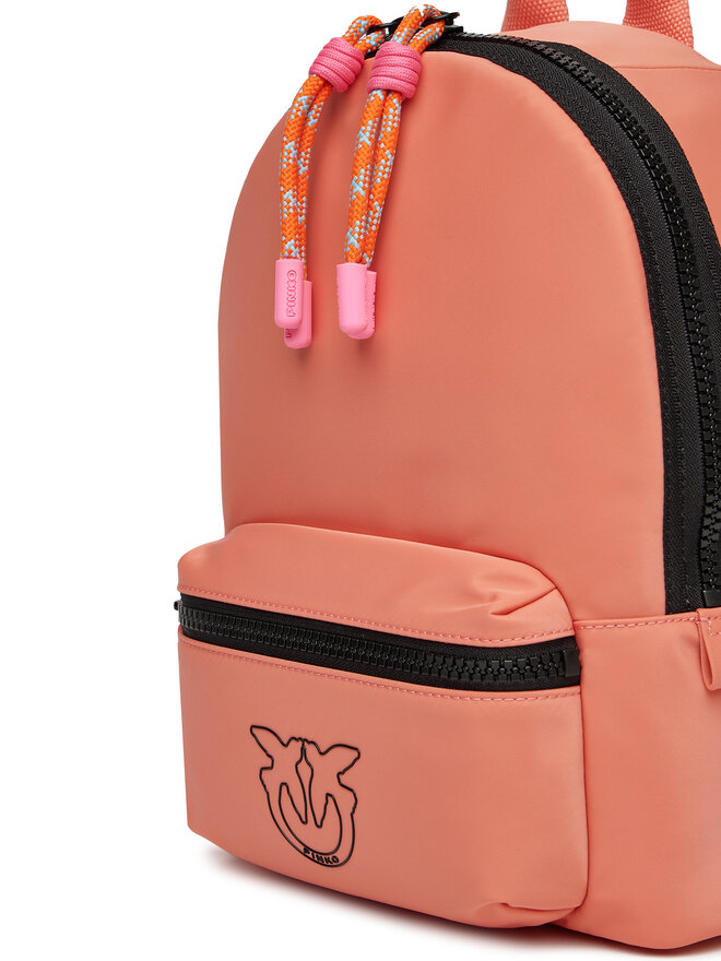 PINKO Rucksack PINKO Backpack Travel PE 25 PLTT 105114 A29U Korallenfarben