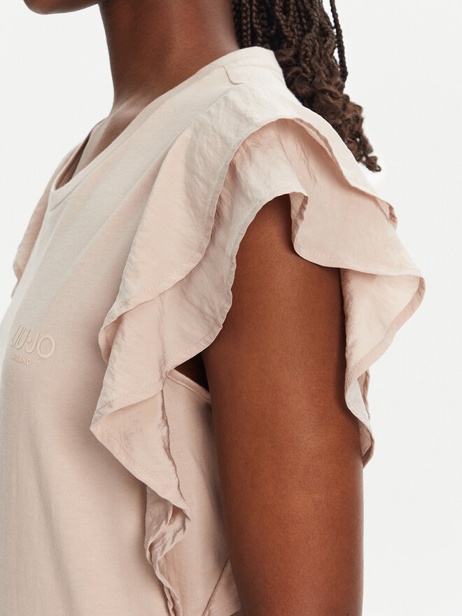 Liu Jo Sport Liu Jo Sport Bluse TA5178 J5904 Beige Regular Fit