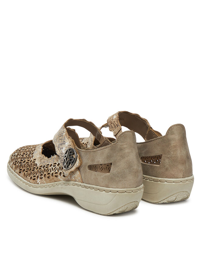 Rieker Halbschuhe Rieker 413G4-90 Beige