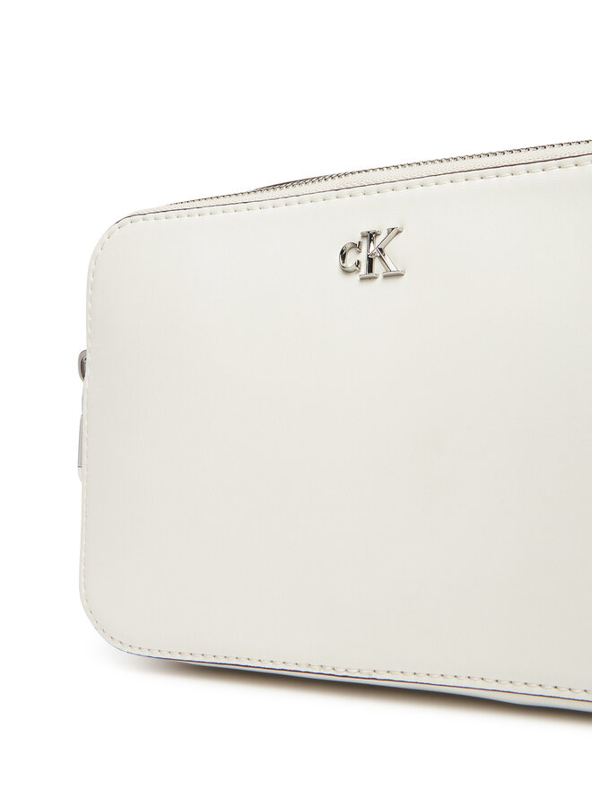 Calvin Klein Ročna torba Calvin Klein Ck Camera Bag LV04F3173G Bela
