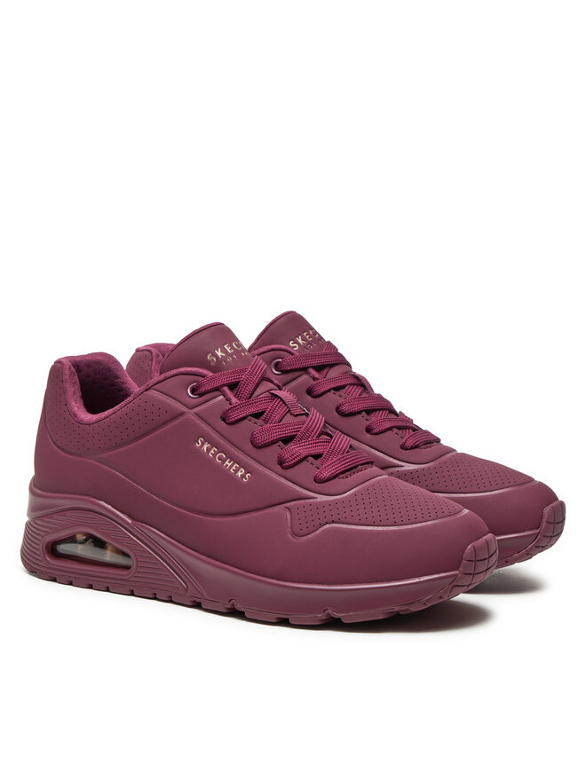 Skechers Sneakers Skechers Uno Stand On Air 73690/PLUM Vișiniu