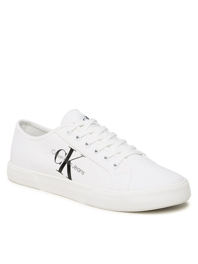Calvin Klein Jeans Tenisówki Calvin Klein Jeans Essential Vulcanized 1 YM0YM00306 Biały