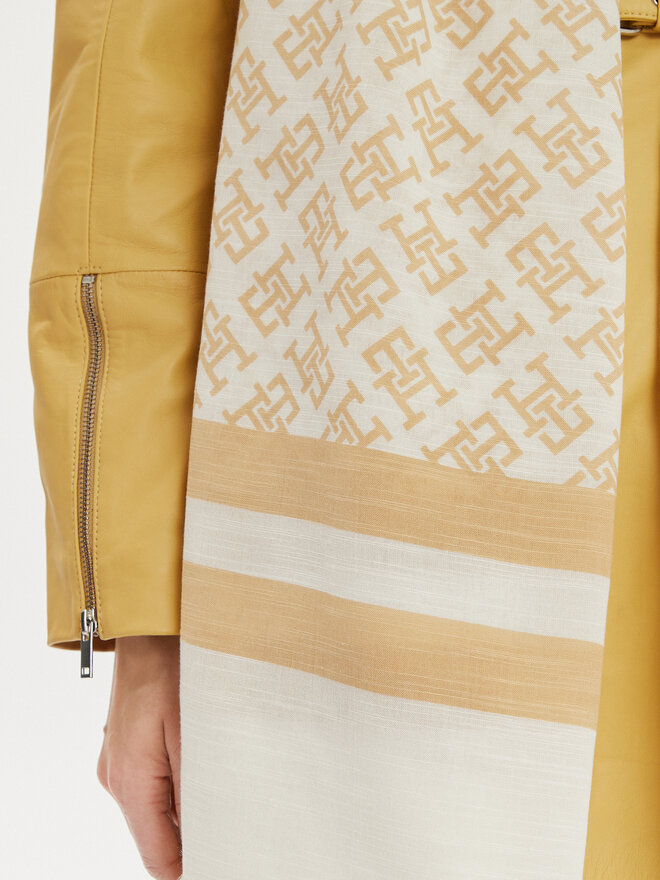 Tommy Hilfiger Šál Tommy Hilfiger Beach Summer Mono Scarf AW0AW16030 Béžová