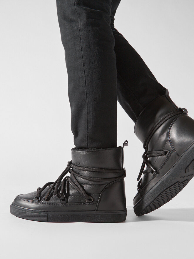 Inuikii Stivali da neve Inuikii Full Leather 55102-087 Nero
