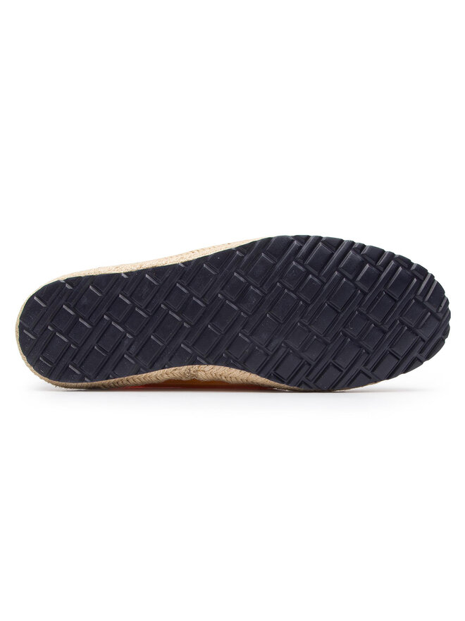 Tommy Hilfiger Espadrile Tommy Hilfiger Canvas Lace Up Espadrille FM0FM02254 Alb
