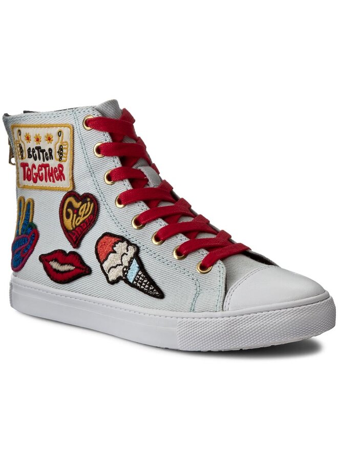 Tommy Hilfiger Sneakers Tommy Hilfiger High Top Sneaker Gigi Hadid 1C FW0FW01134 White 100