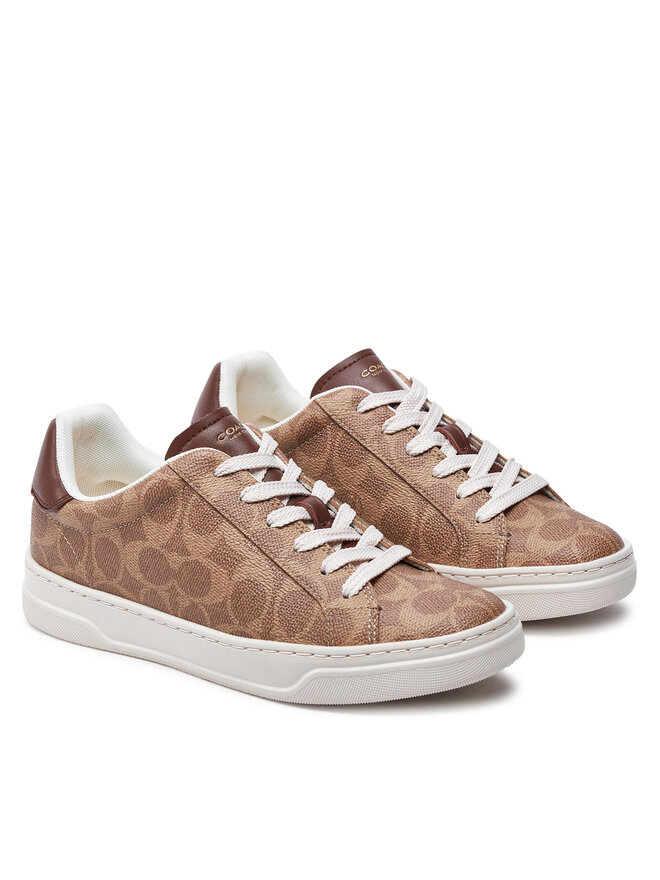 Coach Sneakersy Coach High Line CW970 Brązowy
