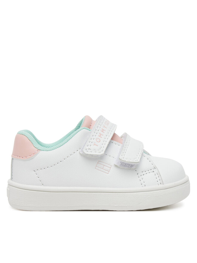 Tommy Hilfiger Αθλητικά Tommy Hilfiger Low Cut Velcro Sneaker T1A9-33727-1355 M Λευκό