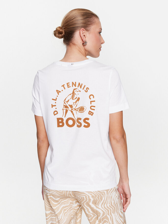 BOSS Boss Футболка 50489525 Білий Regular Fit