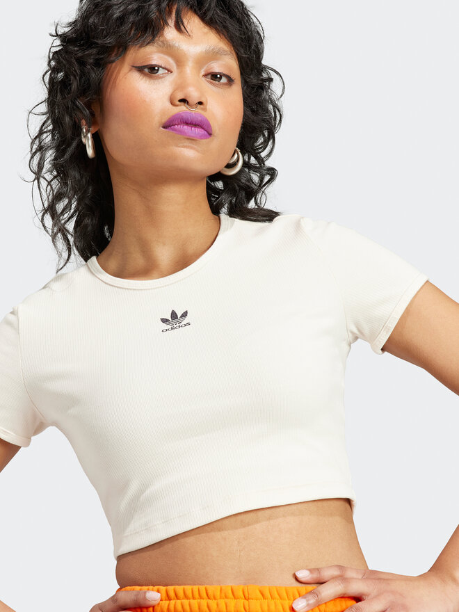 adidas adidas Camiseta Essentials IJ7804 Beis Slim Fit