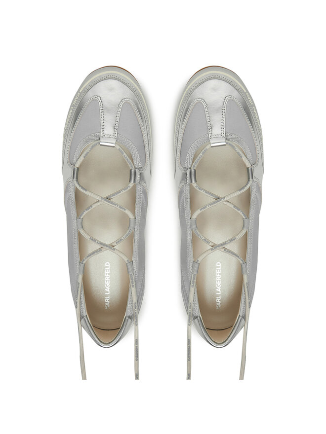 KARL LAGERFELD Ballerinas KARL LAGERFELD Altia KL66111 Silberfarben