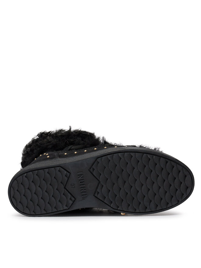 Inuikii Snehule Inuikii Long Curly 75202-051 Čierna