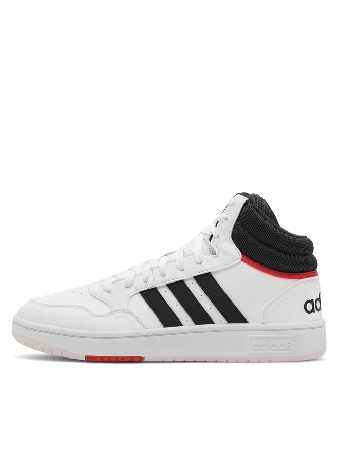 adidas Sneakersy adidas HOOPS 3.0 MID GY5543 Biały