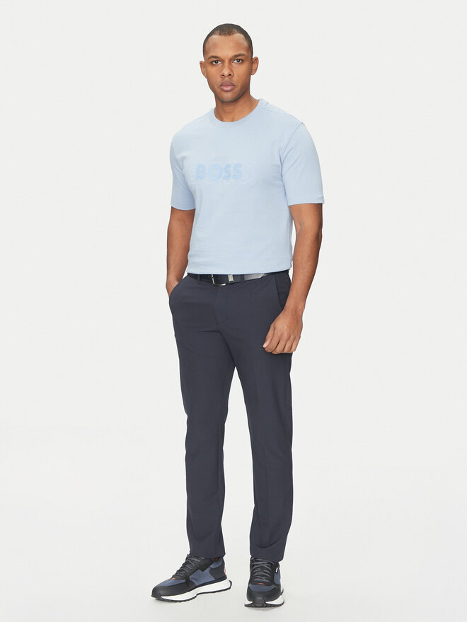 BOSS BOSS T-Shirt 50531271 Himmelblau Regular Fit