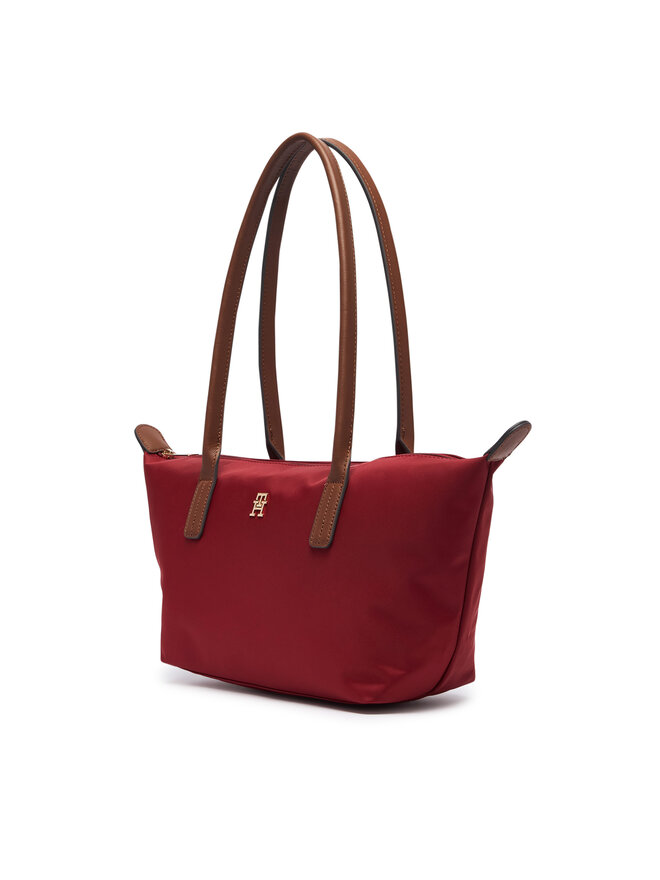 Tommy Hilfiger Handtasche Tommy Hilfiger Popette East West Tote AW0AW19211 Rot