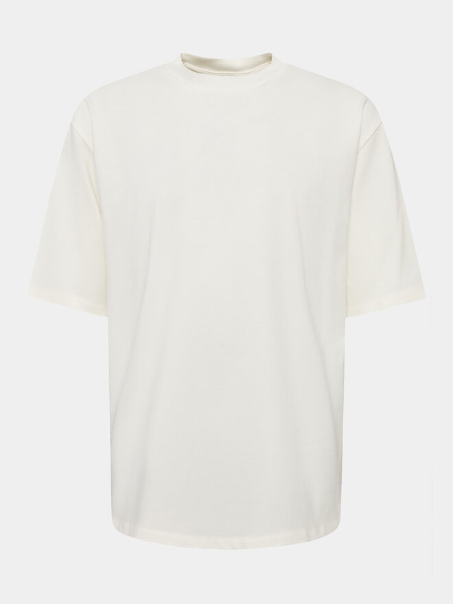 Lindbergh Lindbergh Camiseta 30-400120 Écru Relaxed Fit