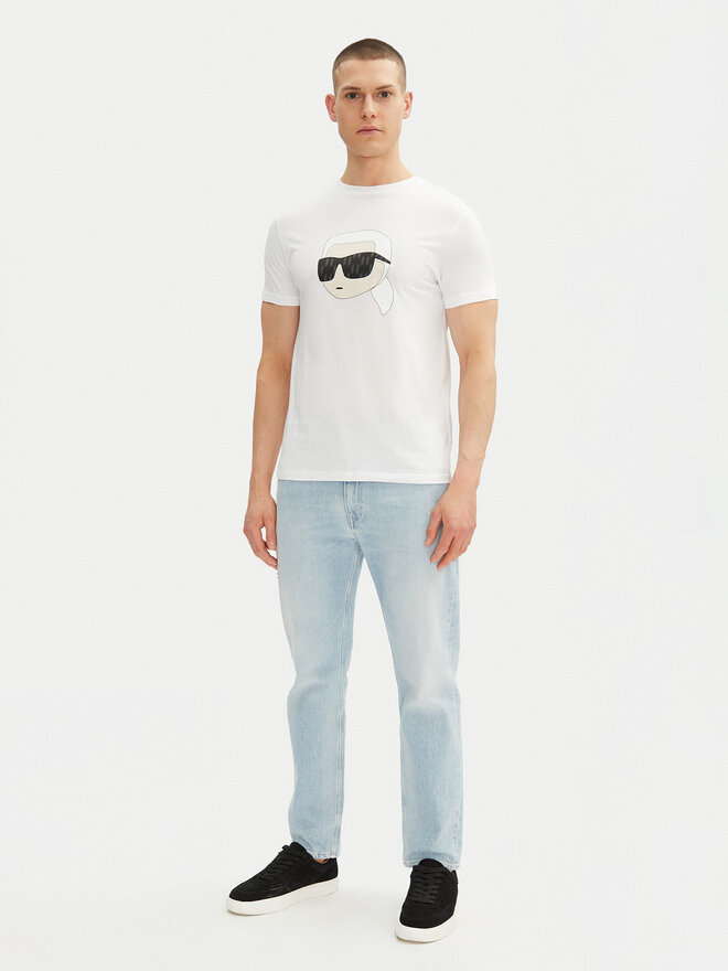 KARL LAGERFELD KARL LAGERFELD Camiseta 755073 552251 Blanco Regular Fit