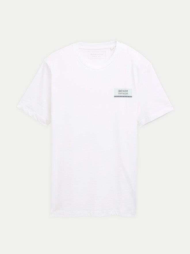 Tom Tailor Denim Tom Tailor Denim Camiseta 1043491 Blanco Regular Fit